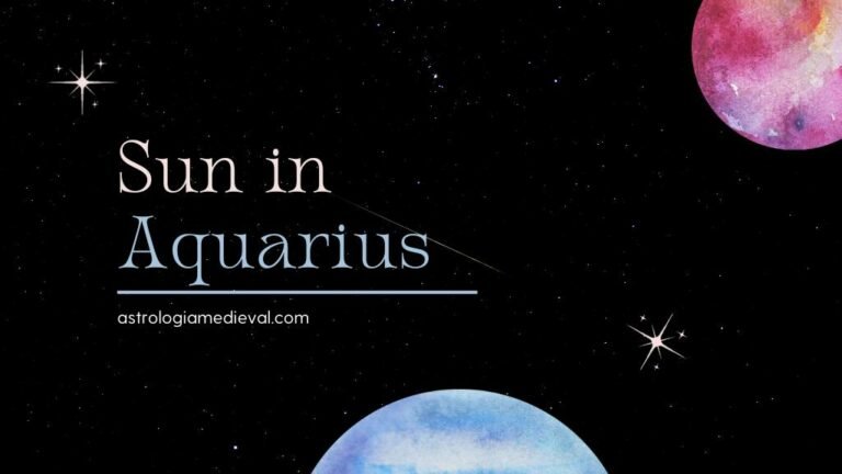Sun in Aquarius blog graphic