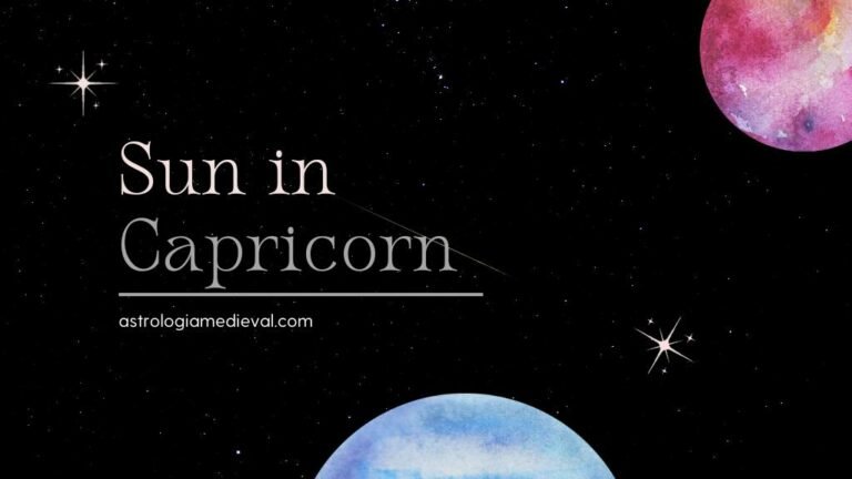 Sun in Capricorn blog graphic