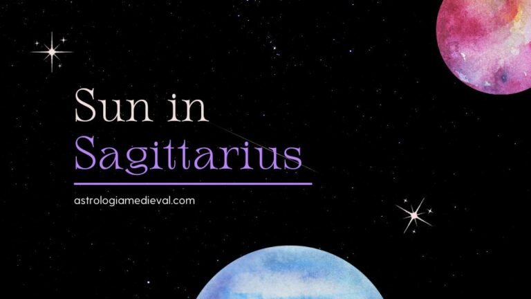 Sun in Sagittarius blog graphic